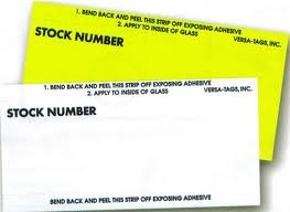Stock Number Mini Signs