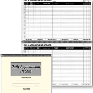 Daily Appointment Record Book