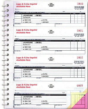 Fuel Purchase Order Book