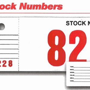Vehicle Stock Numbers